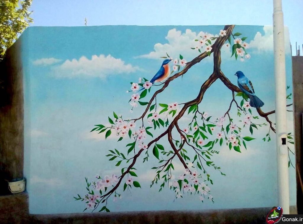 نقاشی رنگ روغن صادق آتشبرگ