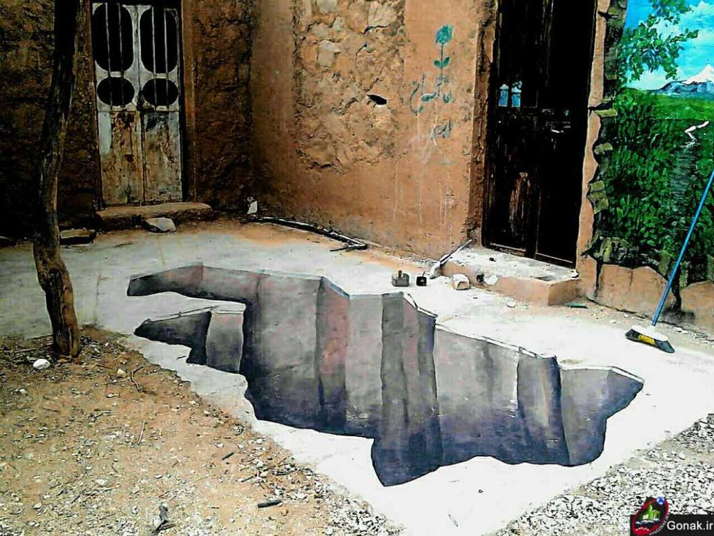 نقاشی رنگ روغن صادق آتشبرگ
